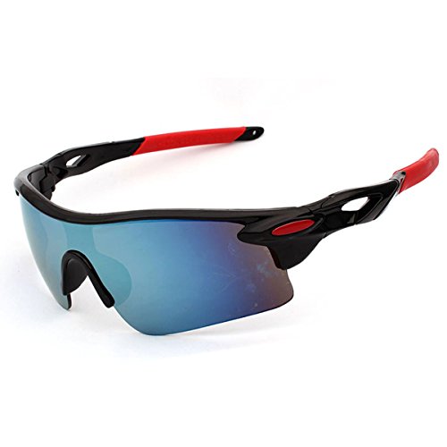 jiele Gafas de Sol Deportivas,Gafas De Sol Polarizadas para Ciclismo, para esquí de conducción Golf Running Ciclismo Bicicleta Conducir, Hombres Mujeres polarizado Gafas