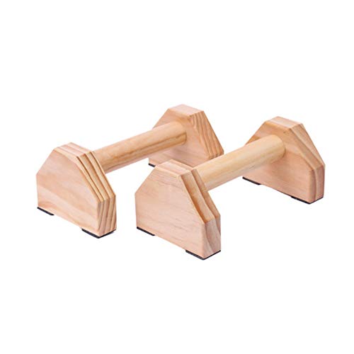 JIN GUI 标题 ： Soporte Push-up de Madera, pequeño Equipo de Fitness para el hogar, Barras paralelas de Madera Maciza, Que se Utiliza para Dar Forma al Fitness, Ejercicio de reparación Corporal