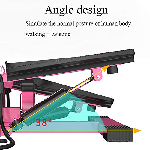 JINGJIE Aleación De Acero De La Máquina Subir Escaleras, Paso A Paso Fitness Gimnasio Silencio Whole Body Cardio Entrenamiento del Entrenamiento para Office Hogar Gimnasio Sport Indoor,B