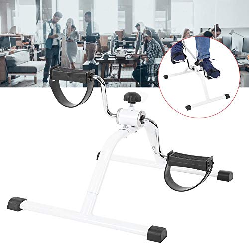 Jingyi Mini Bicicleta estática, Multifuncional Mini Bicicleta estática Mano Pedal Pedal Entrenador Anciano Bicicleta ejercitador Mini Bicicleta