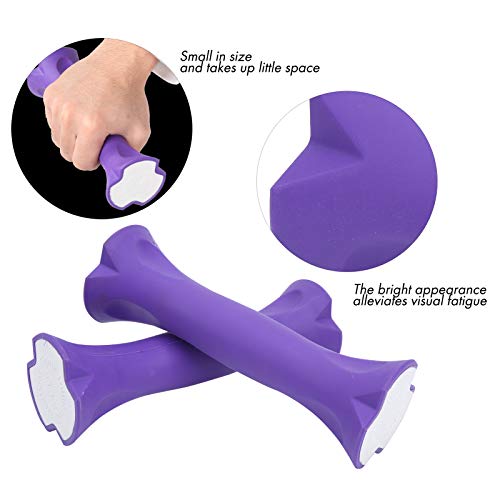 Jingyig Mancuernas para Ejercicios aeróbicos, Juego de Mancuernas, Mancuernas para Yoga, Mancuernas de PU de Hierro, 2 Piezas para Fitness, Hombres y Mujeres