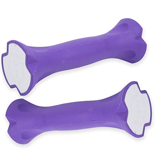 Jingyig Mancuernas para Ejercicios aeróbicos, Juego de Mancuernas, Mancuernas para Yoga, Mancuernas de PU de Hierro, 2 Piezas para Fitness, Hombres y Mujeres