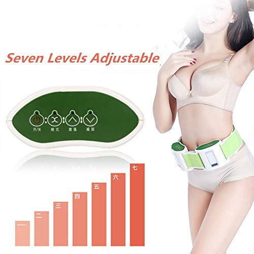 JINQI Vibración Entrenadores Estimulador Cinturón De Tonificación Muscular con 7 Programas Masajeador Corporal para Músculo Abdominal Estómago Sin Almohadillas De Repuesto JINQI Vibración Entrenadores Estimulador Cinturón De Tonificación Muscular con 7 Programas Masajeador Corporal para Músculo Abdominal Estómago Sin Almohadillas De Repuesto