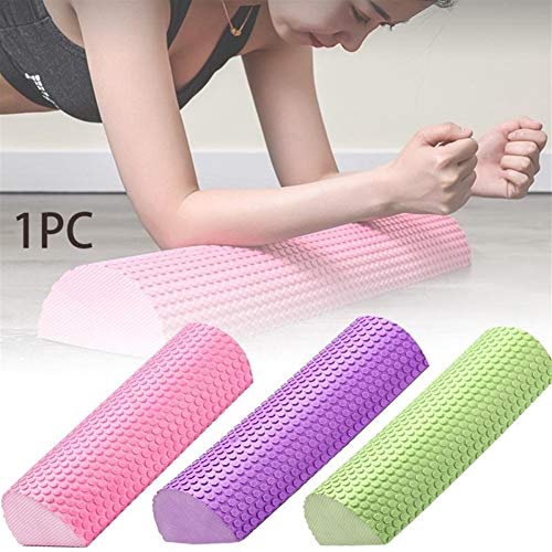 JINSEQ Entrenamiento Flotante No Tóxico Yoga Roller Fitness Pad Deportes EVA Masaje Adelgazante Espuma Bloques De Equilibrio Media Vuelta (Color : Light Green)