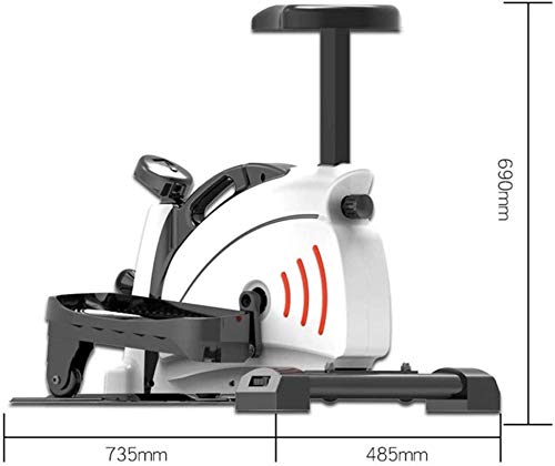 JISHIYU 120kg Elíptica Cruz formadores Máquinas de ejercicios, bicicleta plegable Inicio Deportes elípticas 2-en-1-bicicletas de ejercicio cardiovascular entrenamiento de pérdida de Peso de la máquina