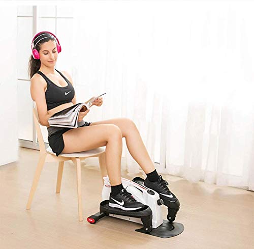 JISHIYU Elíptica Mini Bicicleta elíptica máquinas, Pedal elíptica ejercitador de zancada Entrenador Compacto Pedal ejercitador for la Salud de Fitness en la Vida Cotidiana en el hogar Movimiento y en