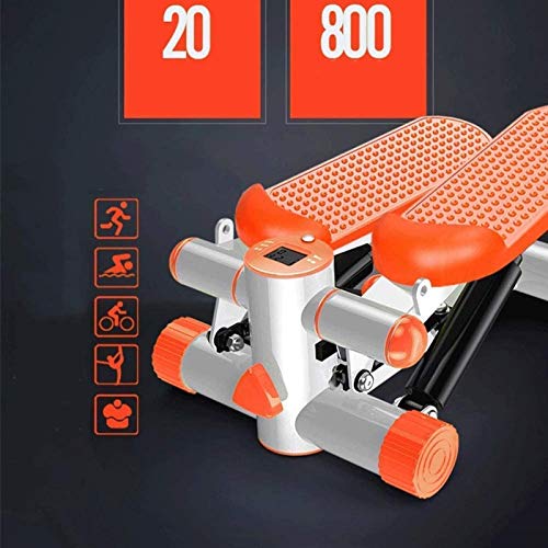 JISHIYU Máquina elíptica Entrenador Cruzado Stepper Sport Stepper Air Stepper Twist Ejercicio Ajustable Máquina Ejercicio Naranja Mini Paso a Paso JISHIYU Máquina elíptica Entrenador Cruzado Stepper Sport Stepper Air Stepper Twist Ejercicio Ajustable Máquina Ejercicio Naranja Mini Paso a Paso