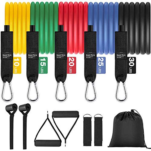 JJW Bandas de Resistencia Set de Bandas de Ejercicio,JJw11 Pack de Bandas de Ejercicio,Equipo de Gimnasio en casa para Hombres/Mujeres (1) JJW Bandas de Resistencia Set de Bandas de Ejercicio,JJw11 Pack de Bandas de Ejercicio,Equipo de Gimnasio en casa para Hombres/Mujeres (1)