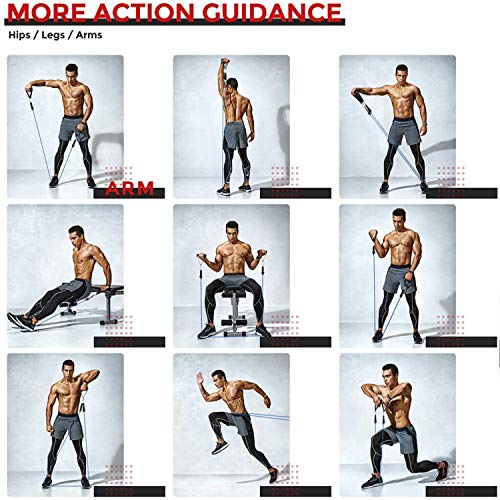 JJW Bandas de Resistencia Set de Bandas de Ejercicio,JJw11 Pack de Bandas de Ejercicio,Equipo de Gimnasio en casa para Hombres/Mujeres (1) JJW Bandas de Resistencia Set de Bandas de Ejercicio,JJw11 Pack de Bandas de Ejercicio,Equipo de Gimnasio en casa para Hombres/Mujeres (1)
