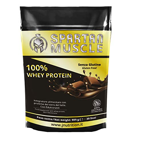 Jnutrition Spartan Muscle, 100% Whey Proteina de suero de leche en polvo, Sin Gluten, batido de proteina whey, proteina para aumentar masa muscular,