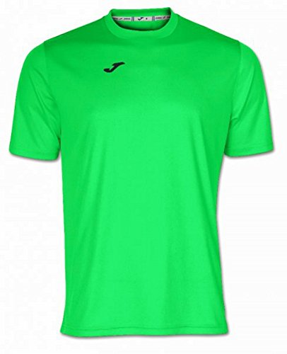 Joma 100052.020 - Camiseta de equipación de Manga Corta para Hombre, Color Verde flúor, Talla M