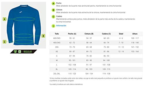 Joma 100092.600 - Camiseta de equipación de Manga Larga para Hombre, Color Rojo, Talla M Joma 100092.600 - Camiseta de equipación de Manga Larga para Hombre, Color Rojo, Talla M