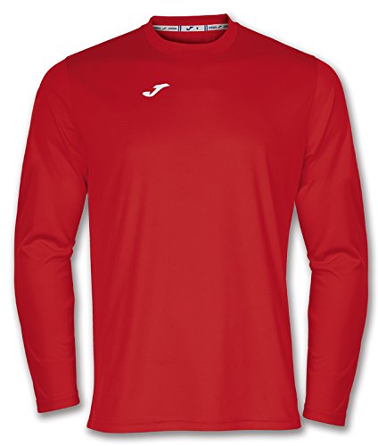 Joma 100092.600 - Camiseta de equipación de Manga Larga para Hombre, Color Rojo, Talla M Joma 100092.600 - Camiseta de equipación de Manga Larga para Hombre, Color Rojo, Talla M