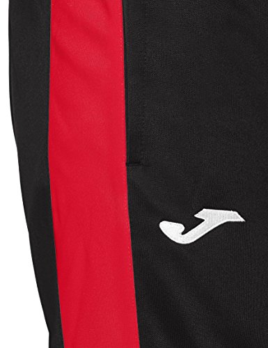 Joma 100761.106 Pantalones, Hombre, Negro/Rojo, M