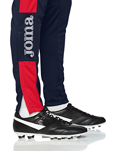 Joma 100761.306 Pantalones, Hombre, Azul Marino/Rojo, M