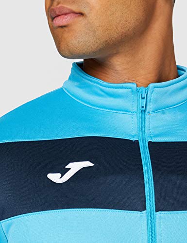 Joma Academy Chándal, Hombres, Azul (Turquesa Fluor/Marino), L