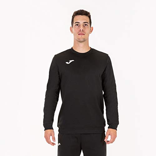 Joma Cairo Sudadera, Hombre, Negro, XL