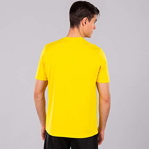 Joma Combi Camiseta Manga Corta, Hombre, Amarillo, L