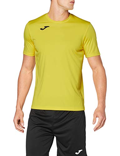 Joma Combi Camiseta Manga Corta, Hombre, Amarillo, L