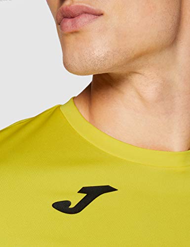 Joma Combi Camiseta Manga Corta, Hombre, Amarillo, L