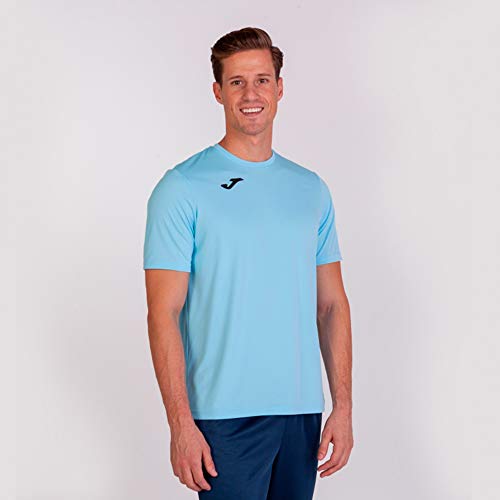 Joma Combi Camiseta Manga Corta, Hombre, Azul (Celeste), M