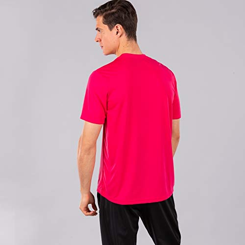 Joma Combi Camiseta Manga Corta, Hombre, Rosa (Fucsia), M