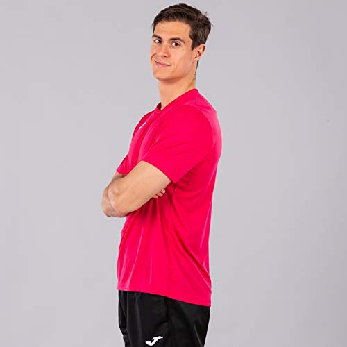 Joma Combi Camiseta Manga Corta, Hombre, Rosa (Fucsia), M