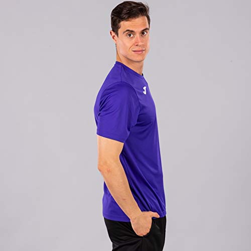 Joma Combi Camiseta Manga Corta, Hombres, Morado (Violeta), M