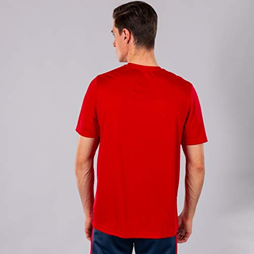 Joma Combi Camiseta Manga Corta, Hombres, Rojo, L