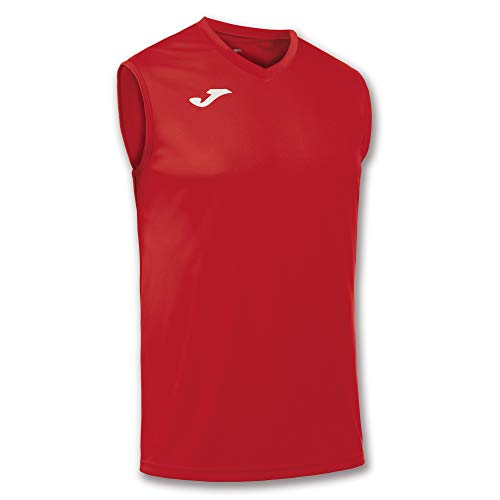 Joma Combi Camiseta, Unisex Adulto, Rojo-600, L Joma Combi Camiseta, Unisex Adulto, Rojo-600, L
