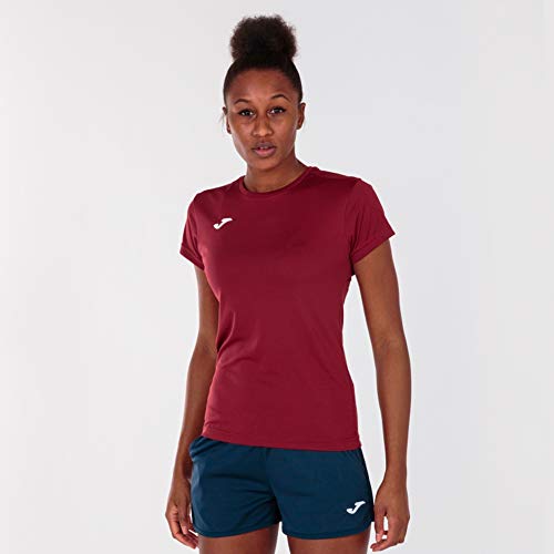 Joma Combi Camisetas Señora, Mujer, Burdeos, XL