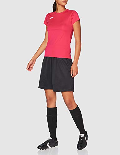 Joma Combi Woman M/C Camiseta Deportiva para Mujer de Manga Corta y Cuello Redondo, Rosa (Pink Fucsia) Joma Combi Woman M/C Camiseta Deportiva para Mujer de Manga Corta y Cuello Redondo, Rosa (Pink Fucsia)