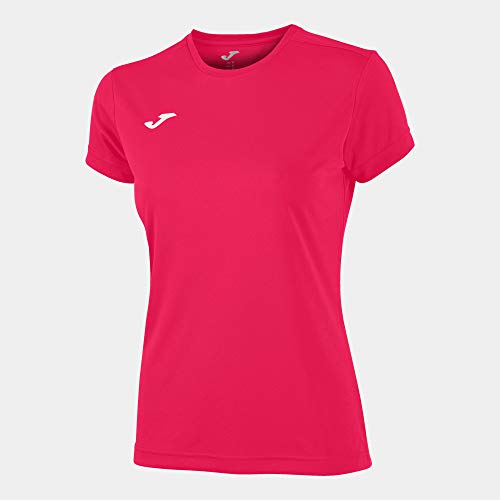 Joma Combi Woman M/C Camiseta Deportiva para Mujer de Manga Corta y Cuello Redondo, Rosa (Pink Fucsia) Joma Combi Woman M/C Camiseta Deportiva para Mujer de Manga Corta y Cuello Redondo, Rosa (Pink Fucsia)