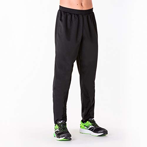 Joma Gladiator - Pantalón largo brillante para hombre, color Negro, M