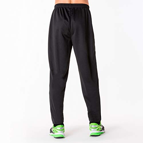 Joma Gladiator - Pantalón largo brillante para hombre, color Negro, M Joma Gladiator - Pantalón largo brillante para hombre, color Negro, M