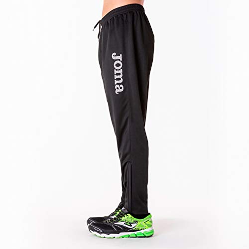 Joma Gladiator - Pantalón largo brillante para hombre, color Negro, M