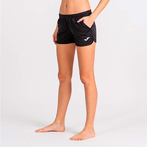 Joma Hobby Pantalones Cortos, Mujer, Negro, S