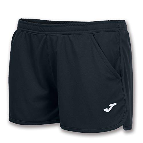 Joma Hobby Pantalones Cortos, Mujer, Negro, S