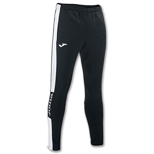 Joma Pantalon Championship IV Largo, Hombres, Negro (Black/White), M