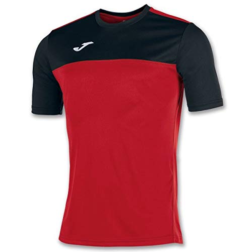 Joma Winner Camisetas Equip. M/c, Hombre, Rojo-Negro, L Joma Winner Camisetas Equip. M/c, Hombre, Rojo-Negro, L
