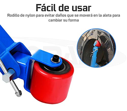 JOMAFA Herramienta Para Reparar Guardabarros y ensanchar aletas Fender Rodillo, Con Anillos de Distancia, para pasaruedas y aletas de Coches