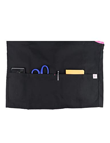 JONATHAN UNIFORM Unisex Peto Delantal Laboral Con 2 Bolsillos pour Cocina Quehaceres Domésticos Trabajos Caseros (Negro-V) JONATHAN UNIFORM Unisex Peto Delantal Laboral Con 2 Bolsillos pour Cocina Quehaceres Domésticos Trabajos Caseros (Negro-V)