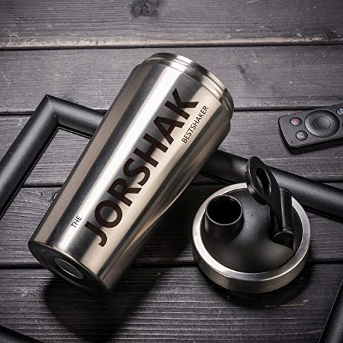 JORSHAKE 700ml Sport Fitness Shaker de protéines Shaker Acier (700ml Jorshake) JORSHAKE 700ml Sport Fitness Shaker de protéines Shaker Acier (700ml Jorshake)
