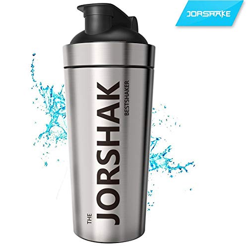 JORSHAKE 700ml Sport Fitness Shaker de protéines Shaker Acier (700ml Jorshake)