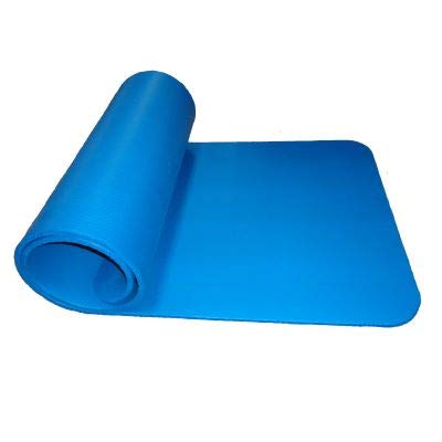 JOWY Esterillas de Yoga y Pilates para Gimnasio en casa (Azul NBR)