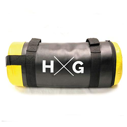 JOWY Sandbag Crossfit Bolsa de Piel Sintética MMA Boxeo de 15kg | Saco de Arena Fitness para Entrenamiento Funcional