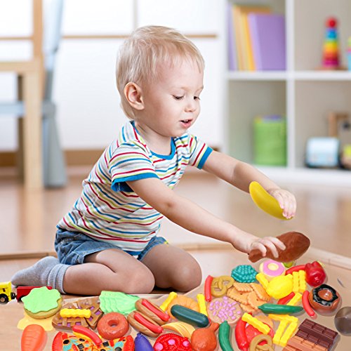 joylink 139pcs de Juguetes Cortar Frutas Verduras Pizza Juego de Plástico para Niños Juguetes Temprano Eeducativos Set de Alimentos de Corte Juguete del Bebé joylink 139pcs de Juguetes Cortar Frutas Verduras Pizza Juego de Plástico para Niños Juguetes Temprano Eeducativos Set de Alimentos de Corte Juguete del Bebé