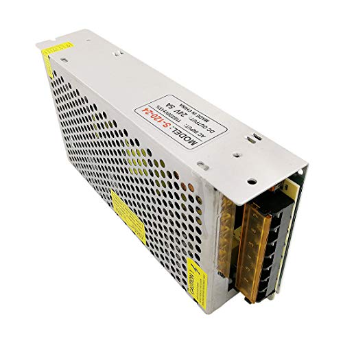 JOYLIT 120W Transformador de Voltage Alimentación de Interruptor AC 220V a 24V DC 5A Fuente de Alimentación para Tira de LED JOYLIT 120W Transformador de Voltage Alimentación de Interruptor AC 220V a 24V DC 5A Fuente de Alimentación para Tira de LED