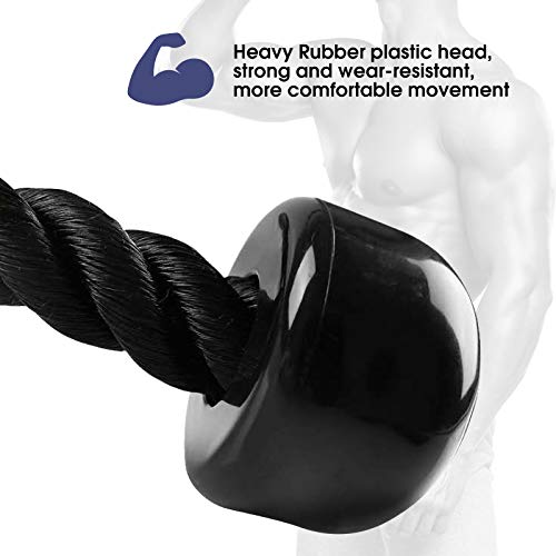 Jroyseter Cuerda Tríceps 70cm Tríceps Cuerda Empuje Tire hacia Abajo Cuerda para Tríceps Cuerda Gimnacio Triceps Fitness Cuerda Equipo para Elevación de Acero galvanizado Jroyseter Cuerda Tríceps 70cm Tríceps Cuerda Empuje Tire hacia Abajo Cuerda para Tríceps Cuerda Gimnacio Triceps Fitness Cuerda Equipo para Elevación de Acero galvanizado