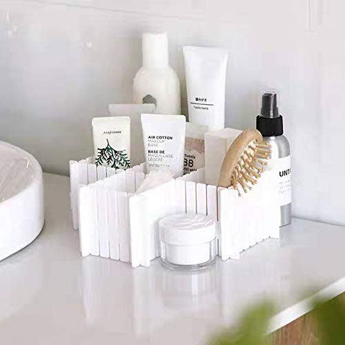 JSF DIY Separadores de Cajones 32.4 x 7 cm, Set de 12 Ajustable Organizador de Cajones (Blanco) JSF DIY Separadores de Cajones 32.4 x 7 cm, Set de 12 Ajustable Organizador de Cajones (Blanco)
